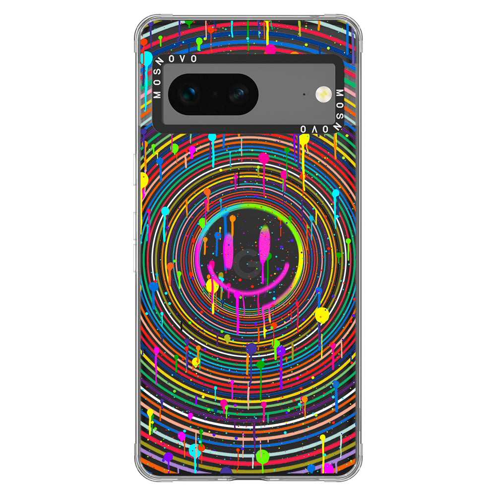 Dripping Smile Art Phone Case - Google Pixel 7 Case