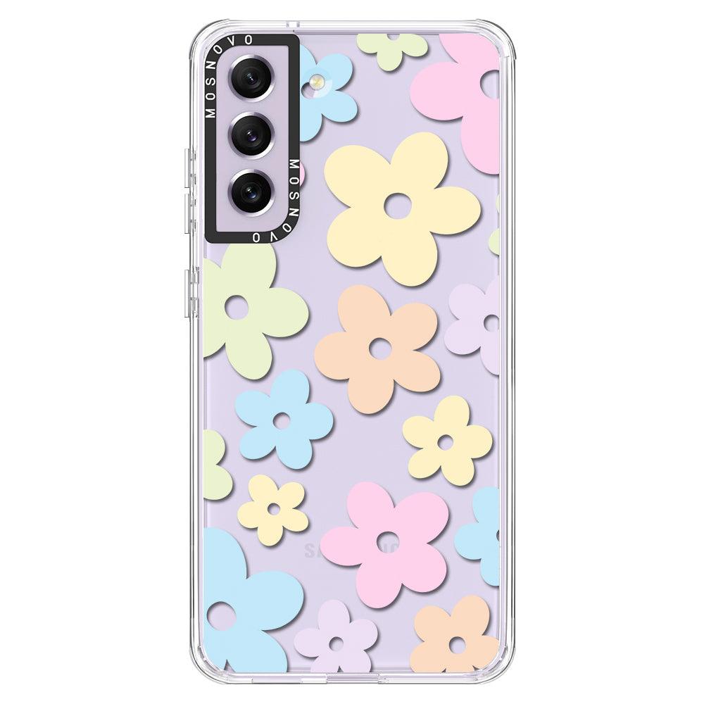 Pastel Flower Phone Case - Samsung Galaxy S21 FE Case