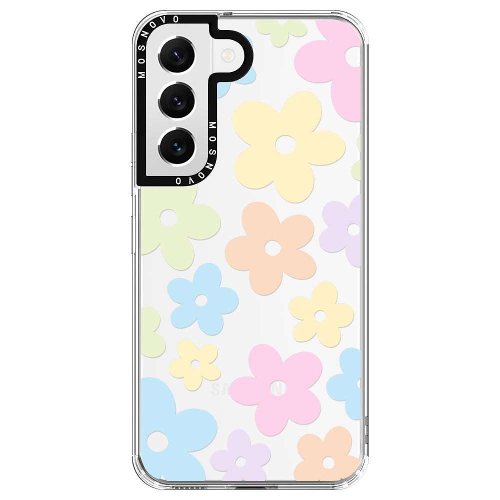 Pastel Flower Phone Case - Samsung Galaxy S22 Case