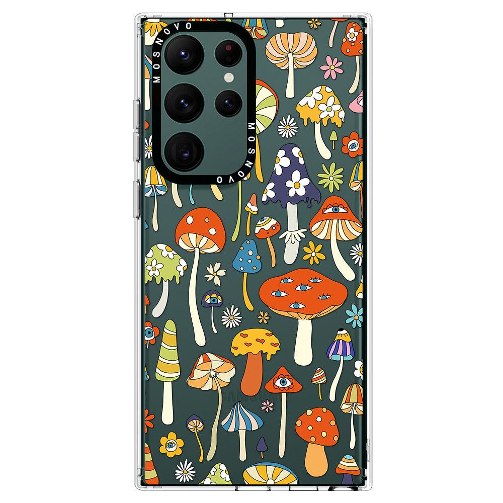 Mushroom Art Phone Case - Samsung Galaxy S22 Ultra Case