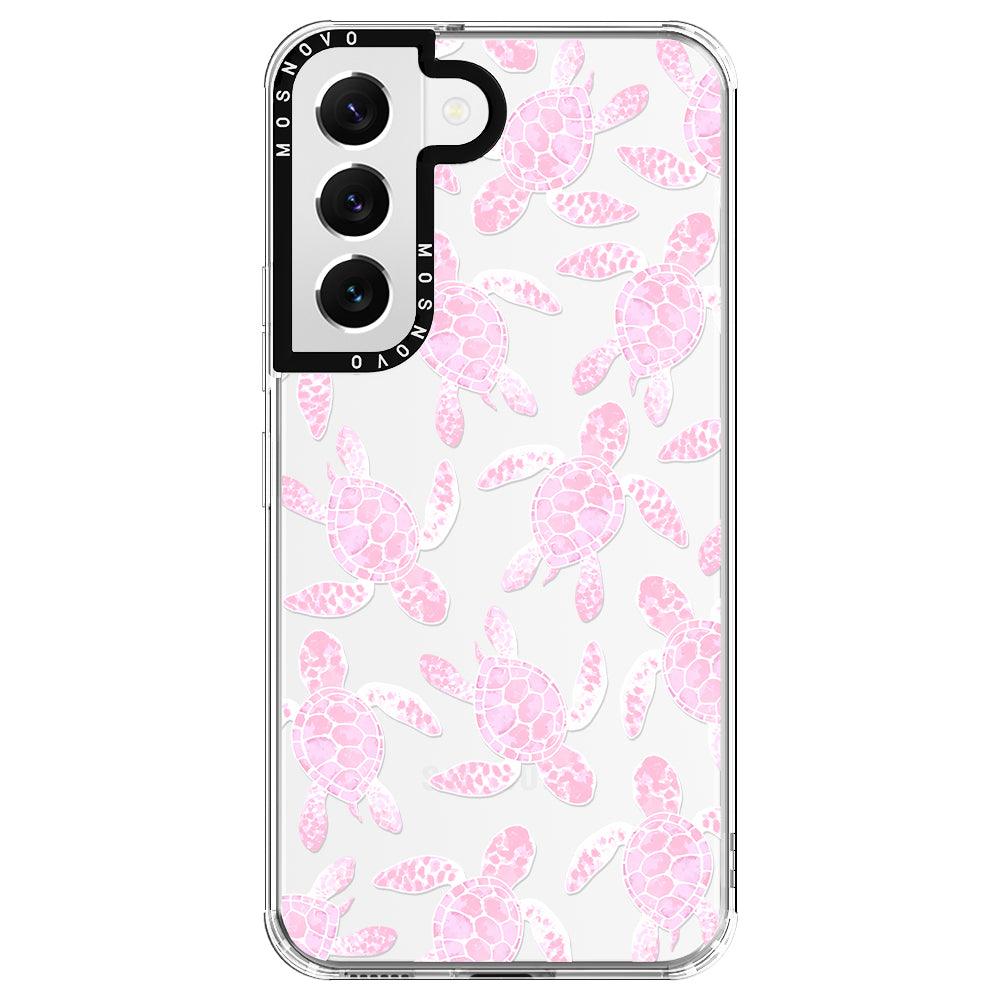 Pink Turtle Phone Case - Samsung Galaxy S22 Case