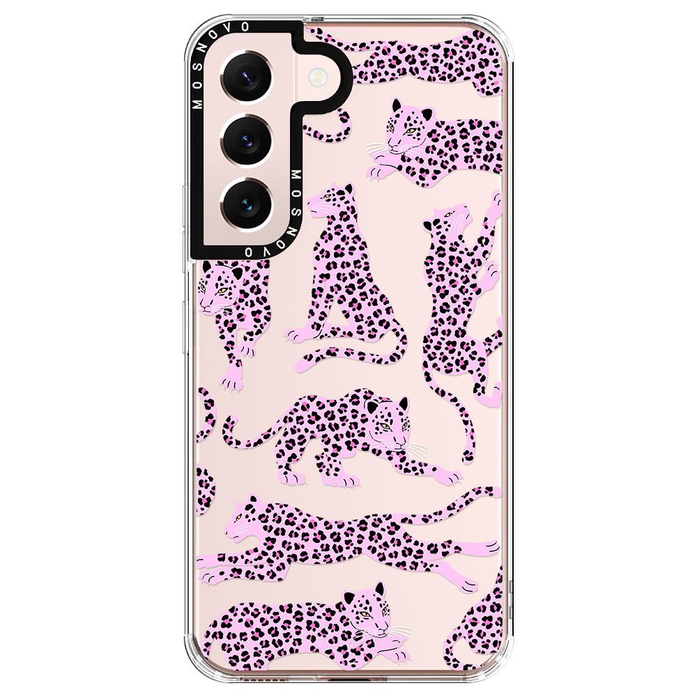 Pink Leopard Phone Case - Samsung Galaxy S22 Case