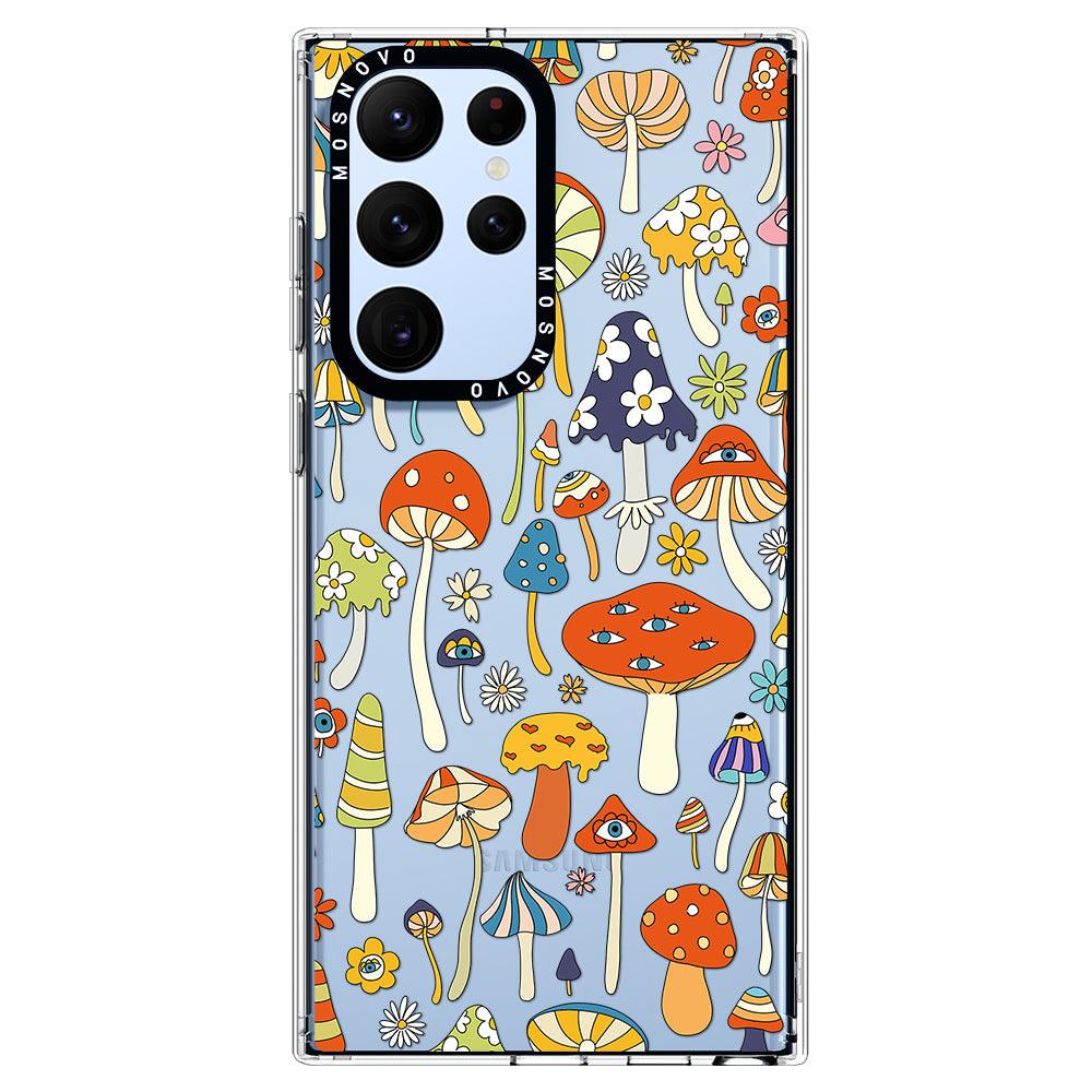 Mushroom Art Phone Case - Samsung Galaxy S22 Ultra Case