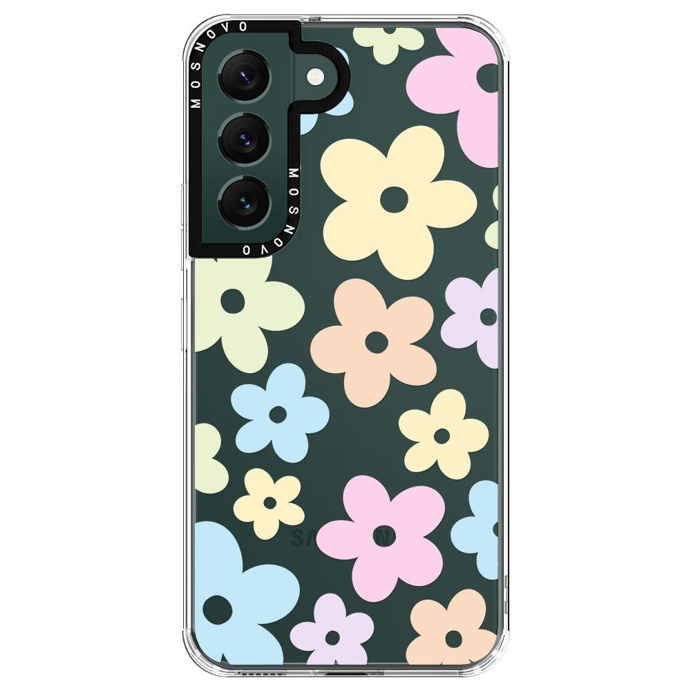 Pastel Flower Phone Case - Samsung Galaxy S22 Case