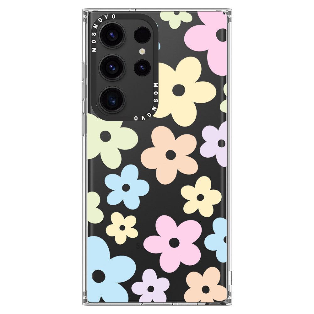 Pastel Flower Phone Case - Samsung Galaxy S23 Ultra Case