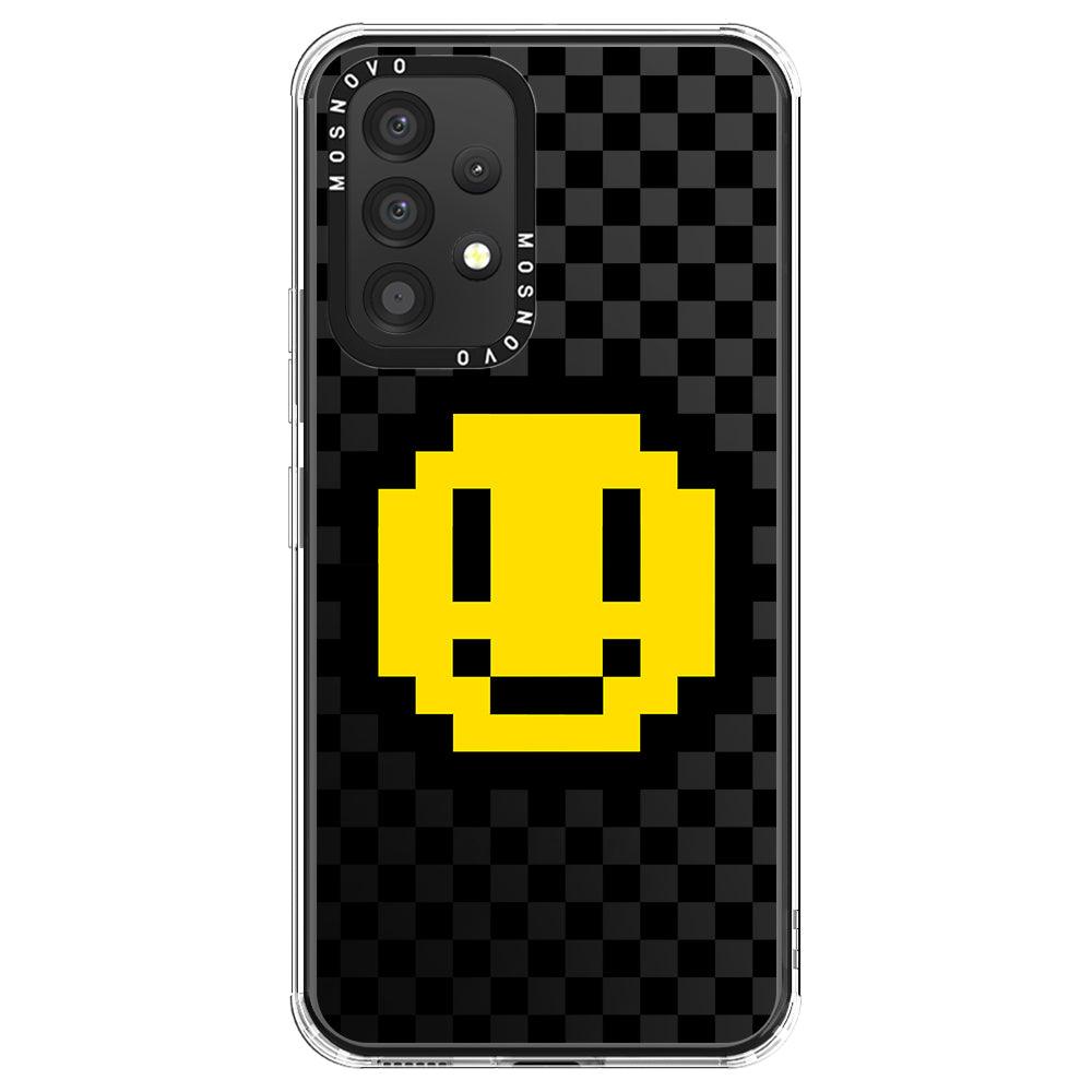 Smile Checkered Phone Case - Samsung Galaxy A53 Case