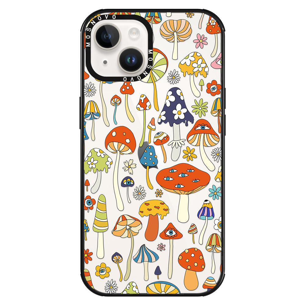 Mushroom Art Phone Case - iPhone 14 Plus Case