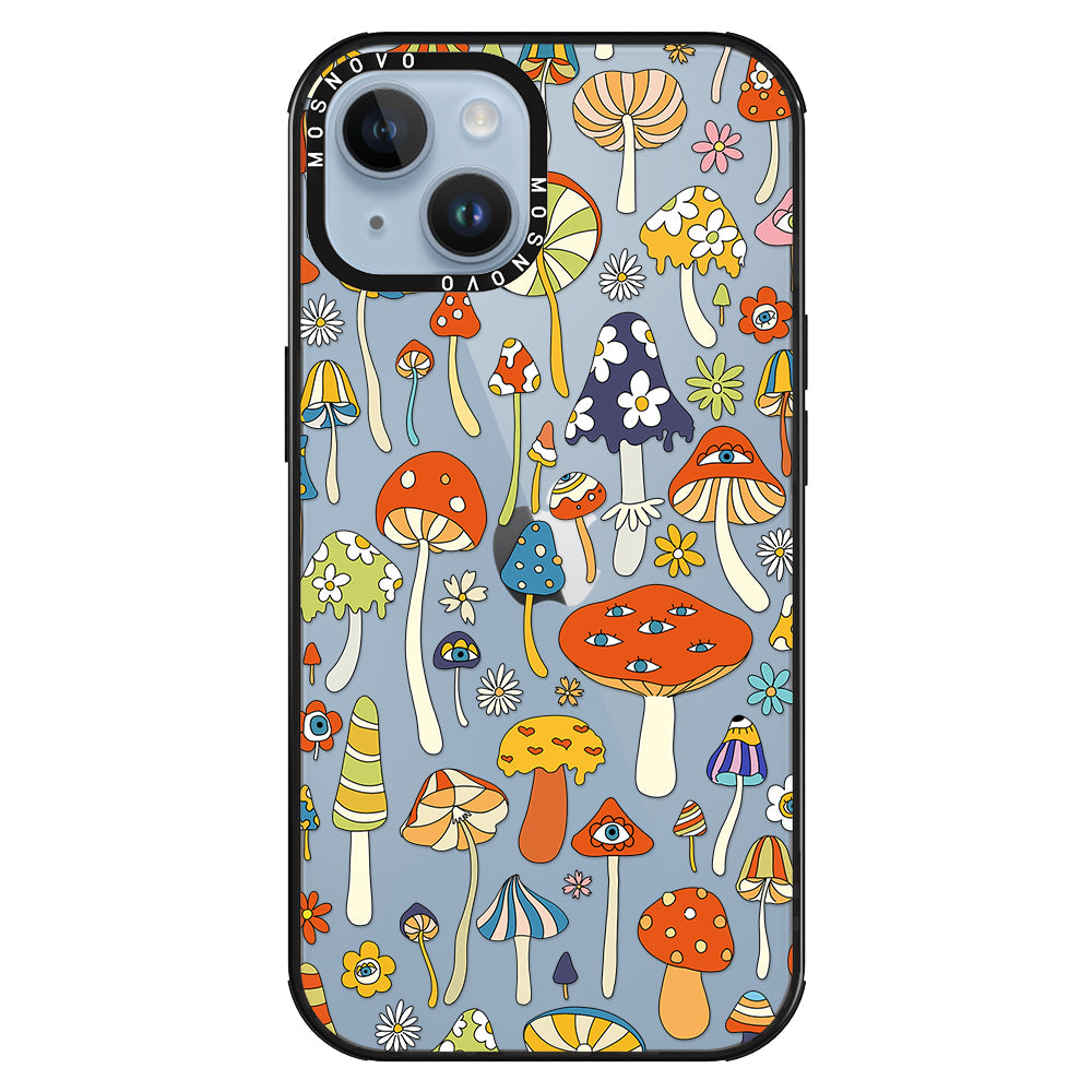 Mushroom Art Phone Case - iPhone 14 Plus Case