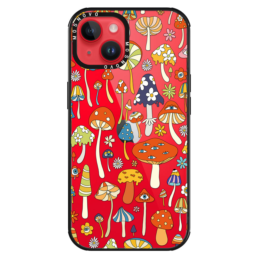 Mushroom Art Phone Case - iPhone 14 Plus Case