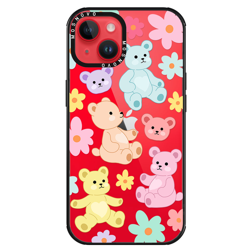 Cute Teddy Bear Phone Case - iPhone 14 Plus Case