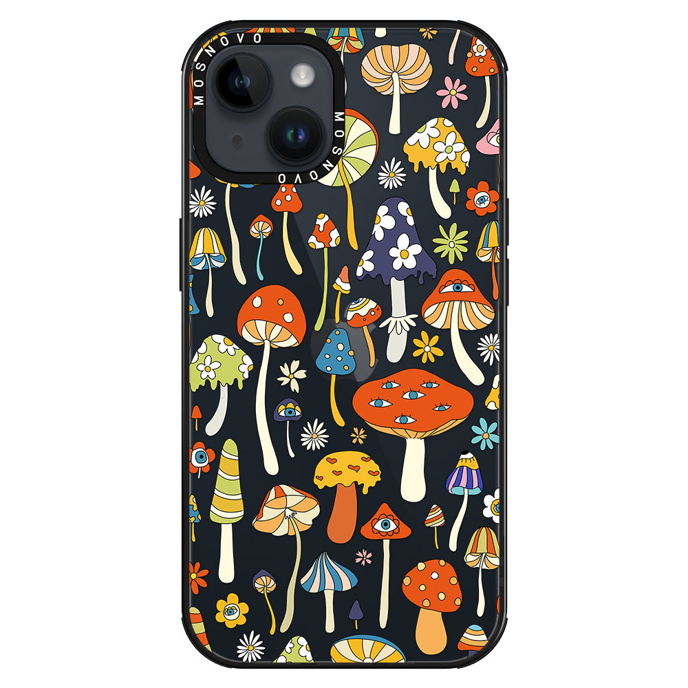 Mushroom Art Phone Case - iPhone 14 Plus Case