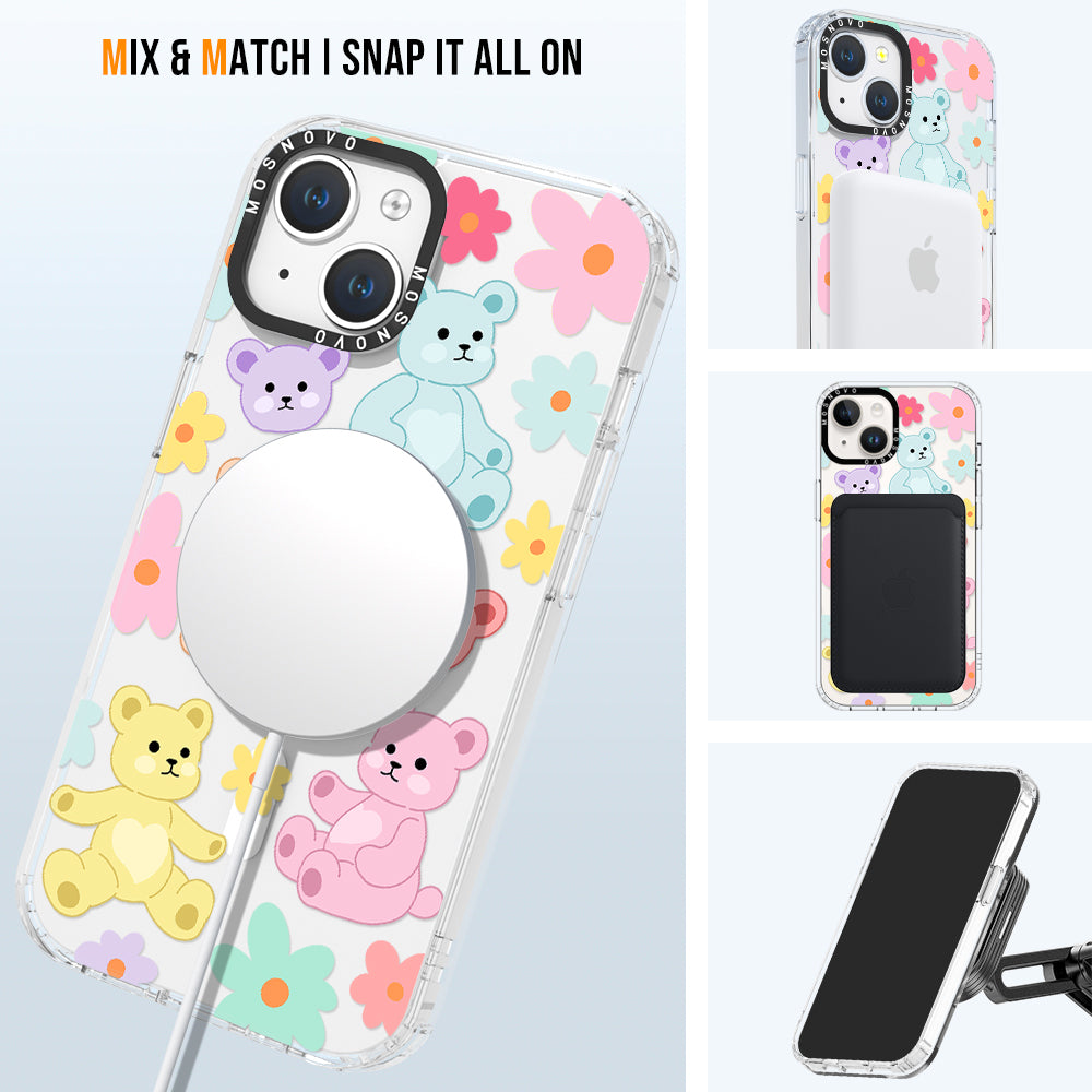 Cute Teddy Bear Phone Case - iPhone 14 Case