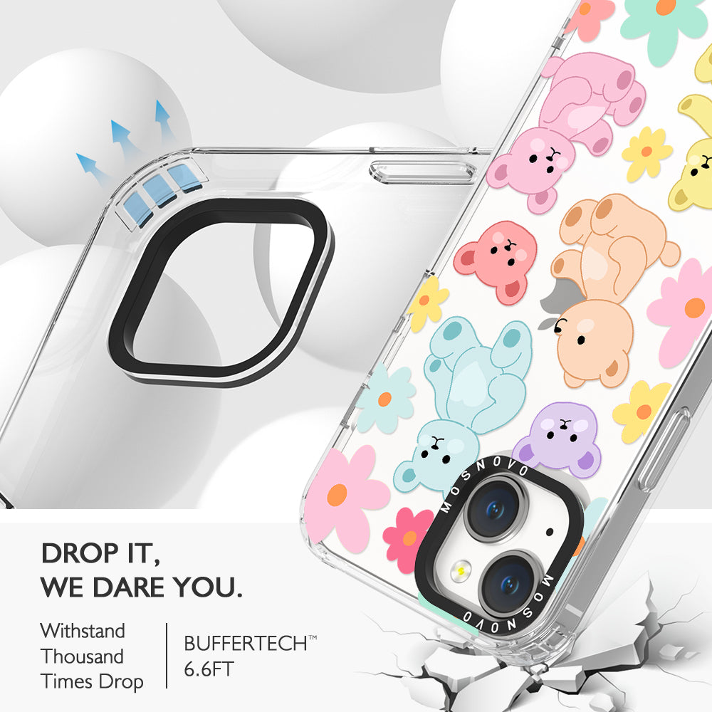 Cute Teddy Bear Phone Case - iPhone 14 Case