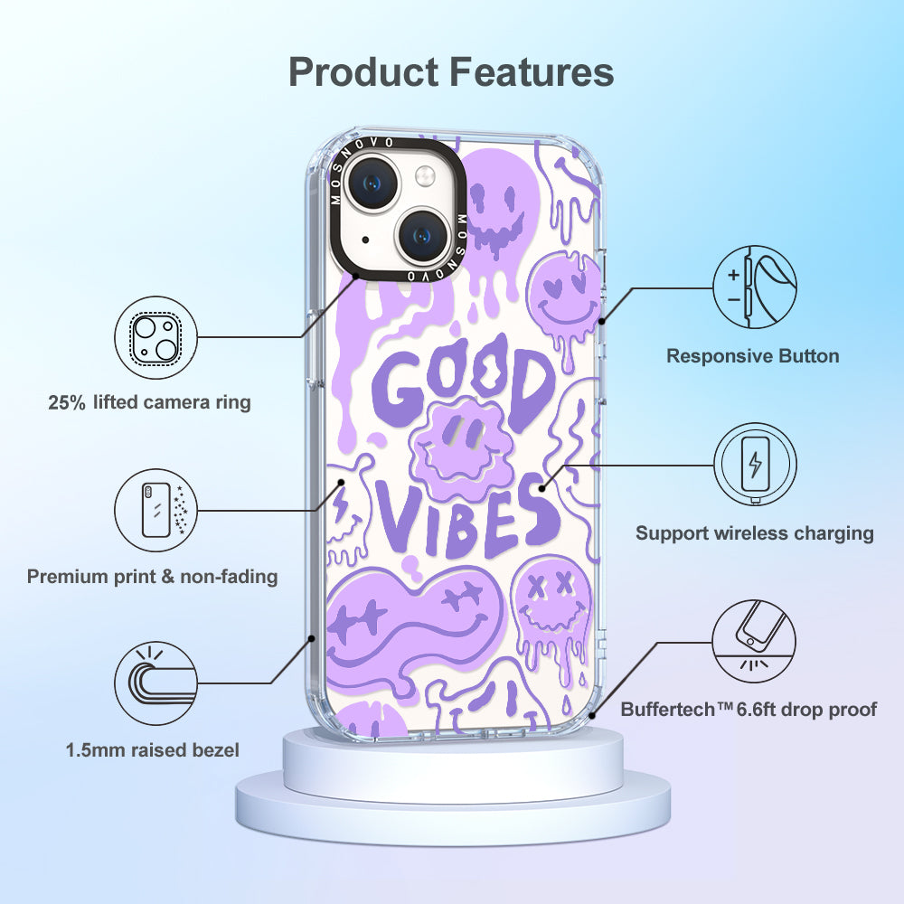 Good Vibes Phone Case - iPhone 14 Plus Case