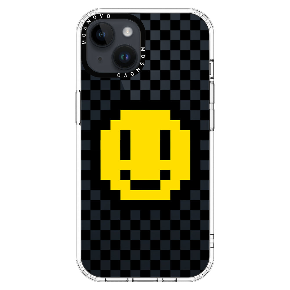 Smile Checkered Phone Case - iPhone 14 Case