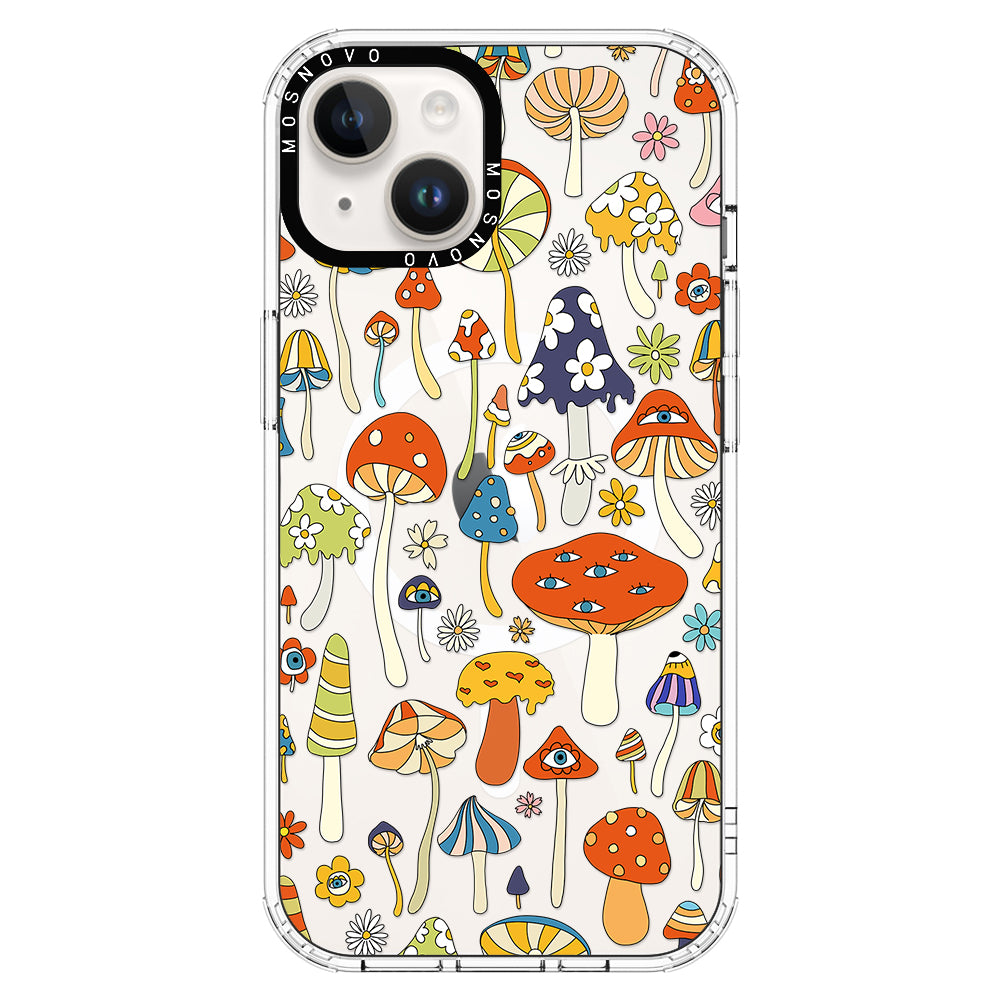 Mushroom Art Phone Case - iPhone 14 Plus Case