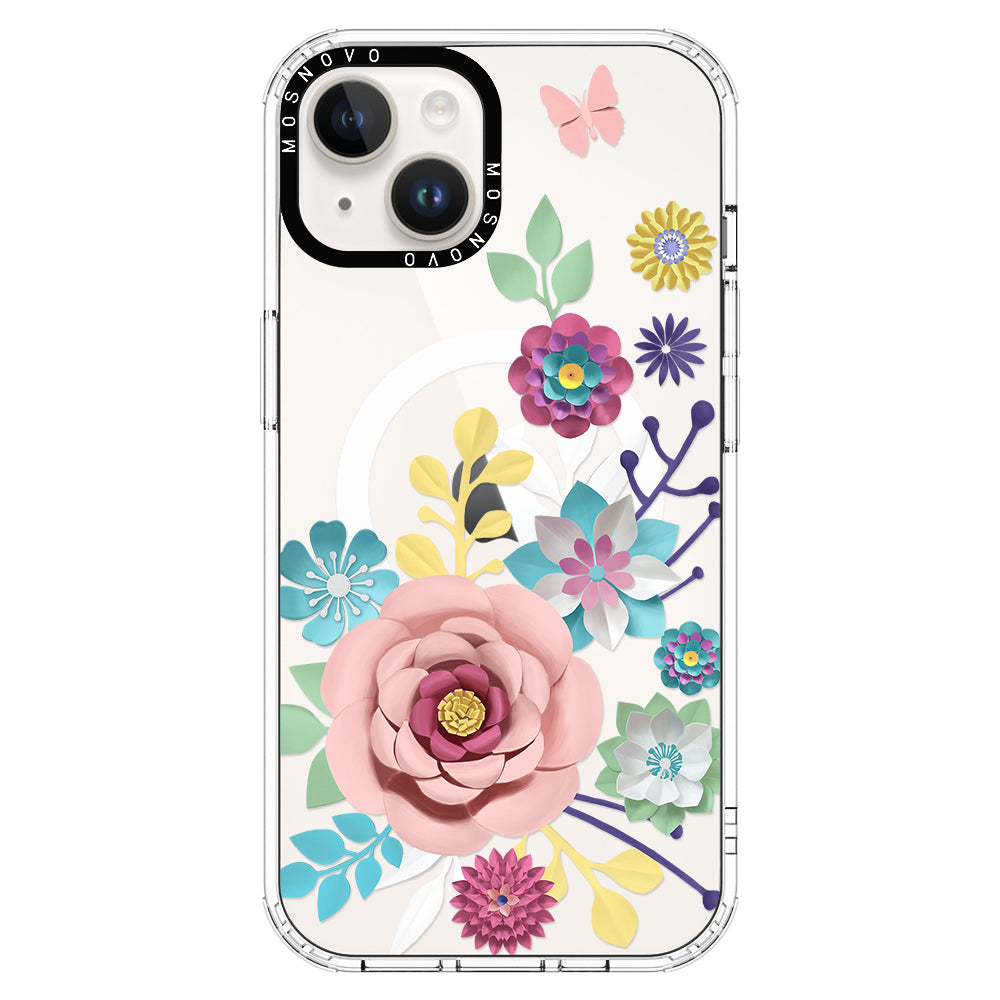 3D Floral Phone Case - iPhone 14 Case