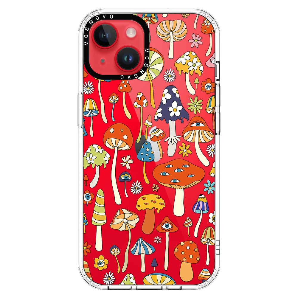 Mushroom Art Phone Case - iPhone 14 Plus Case