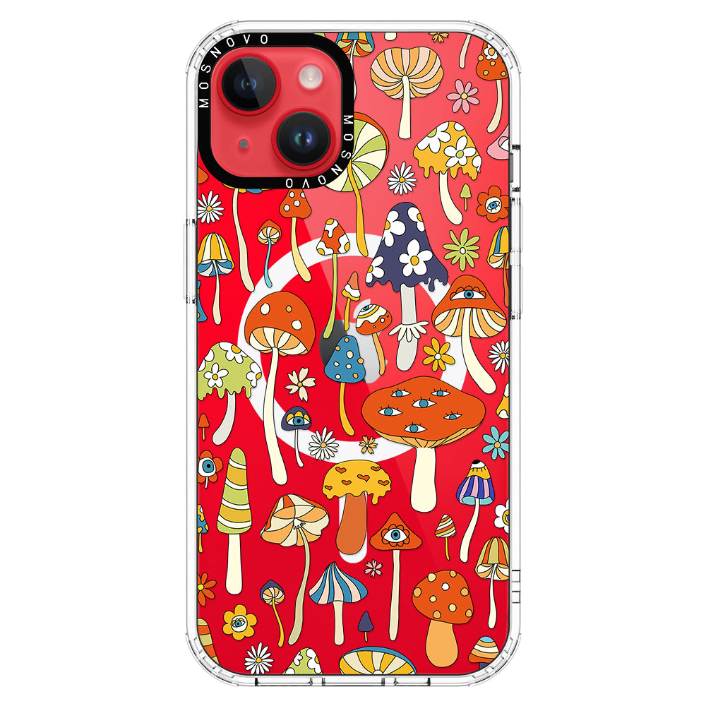 Mushroom Art Phone Case - iPhone 14 Plus Case