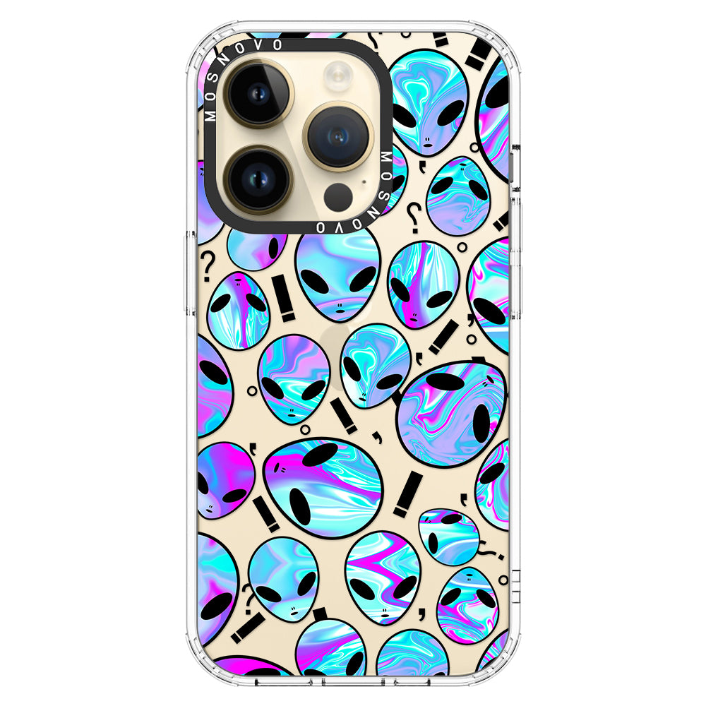 Alien Phone Case - iPhone 14 Pro Case Clear