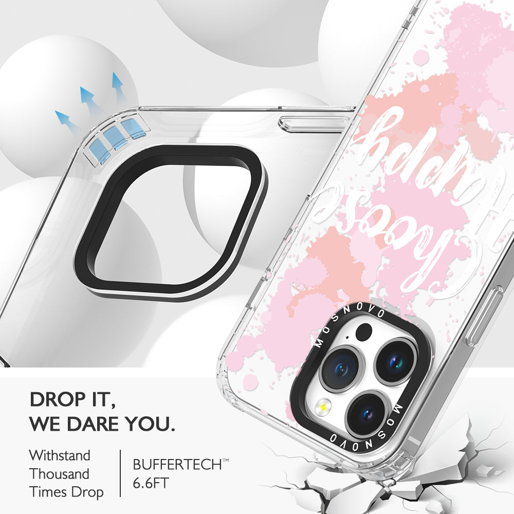 Choose Happy Phone Case - iPhone 14 Pro Max Case Clear