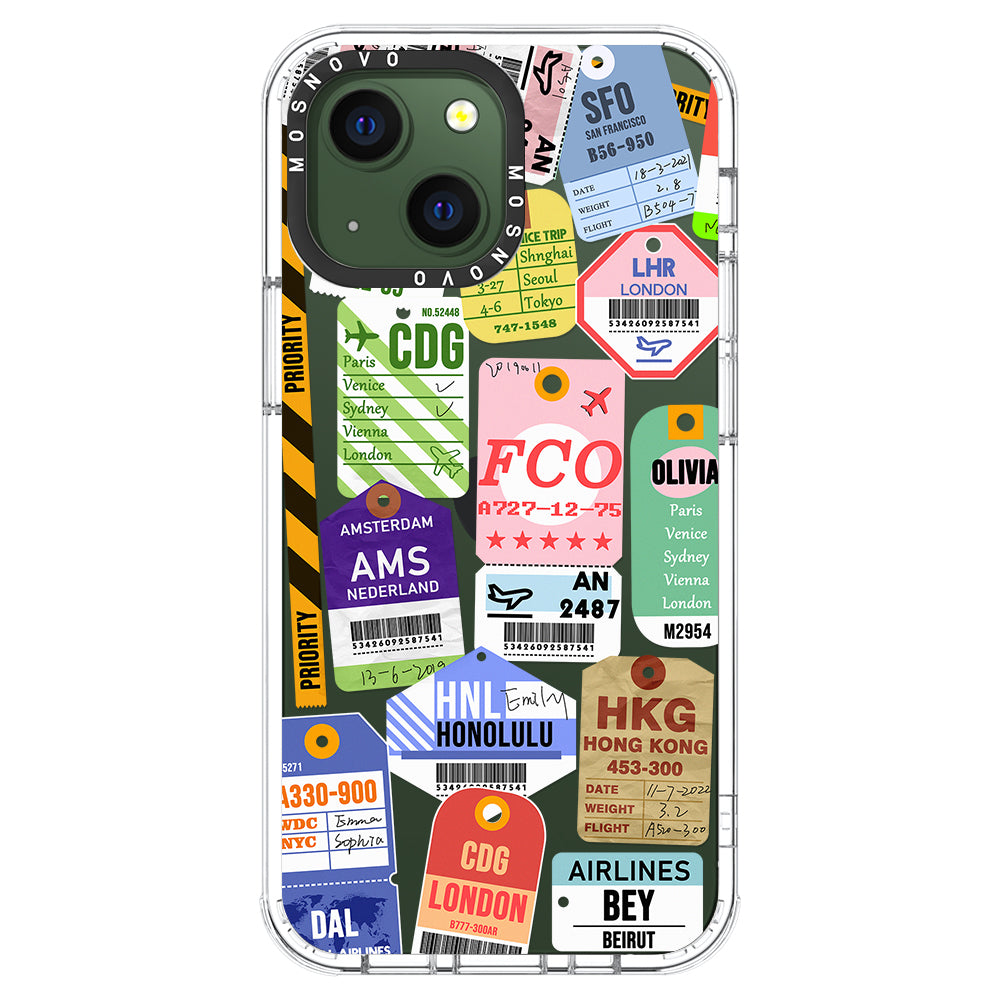 Ticket Label Phone Case - iPhone 13 Case - MOSNOVO