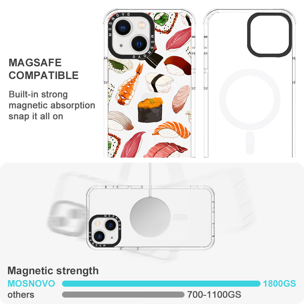 Mixed Sushi Phone Case - iPhone 13 Case - MOSNOVO