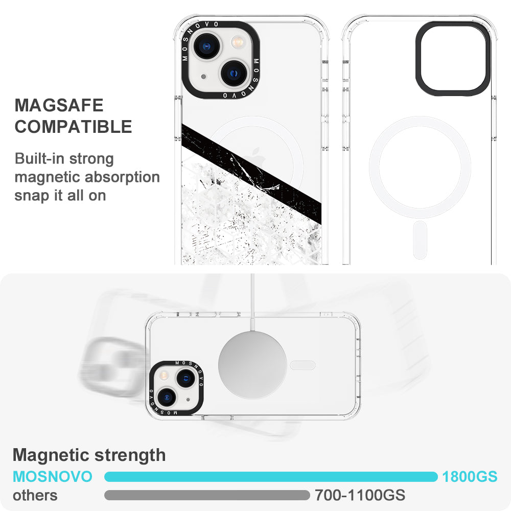 Marble Block Art Phone Case - iPhone 13 Case - MOSNOVO