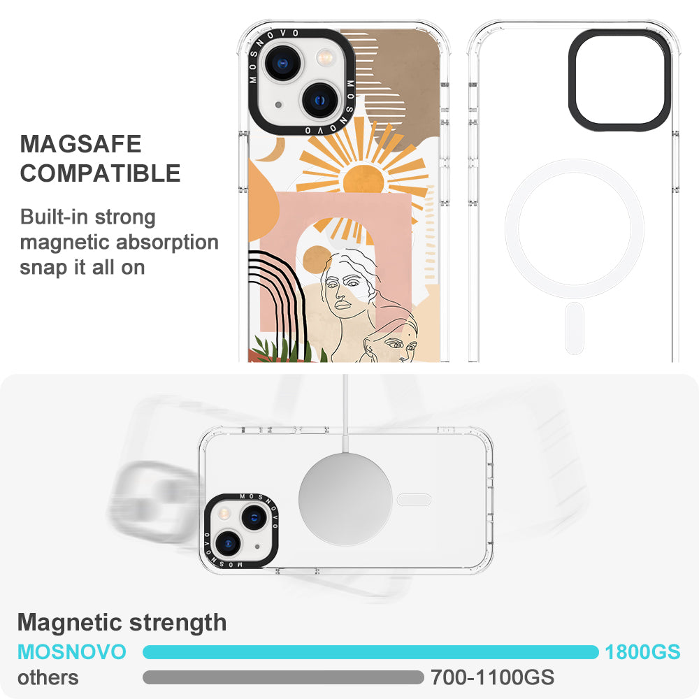 Modern Collage Art Phone Case - iPhone 13 Case - MOSNOVO