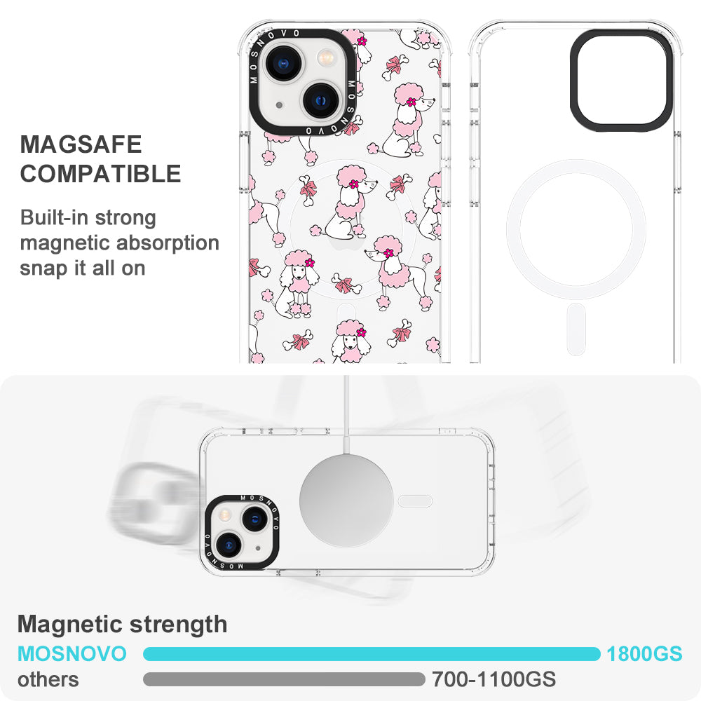 Cute Poodle Phone Case - iPhone 13 Case - MOSNOVO