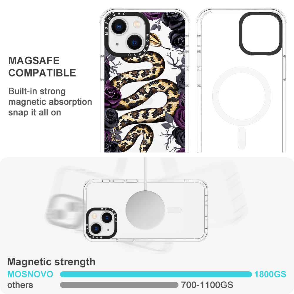 Secret Snake Garden Phone Case - iPhone 13 Case - MOSNOVO