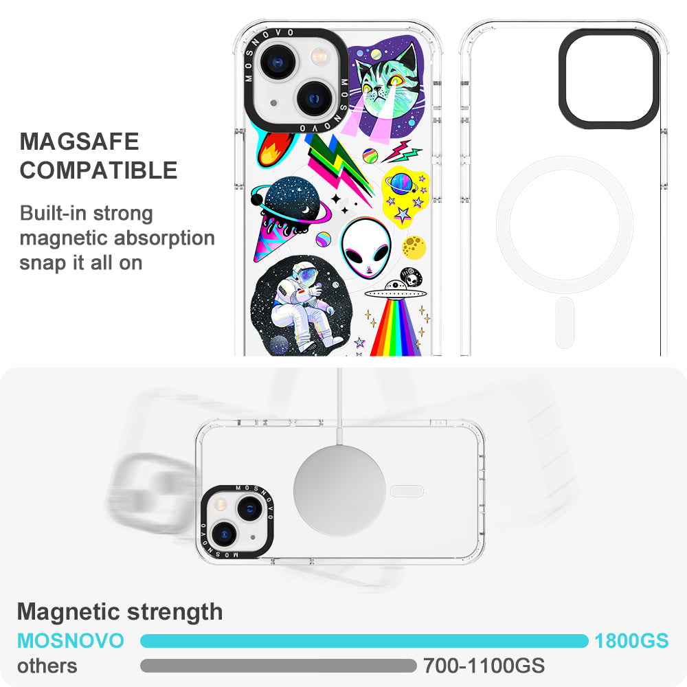 Sci-Fi Stickers Phone Case - iPhone 13 Case - MOSNOVO