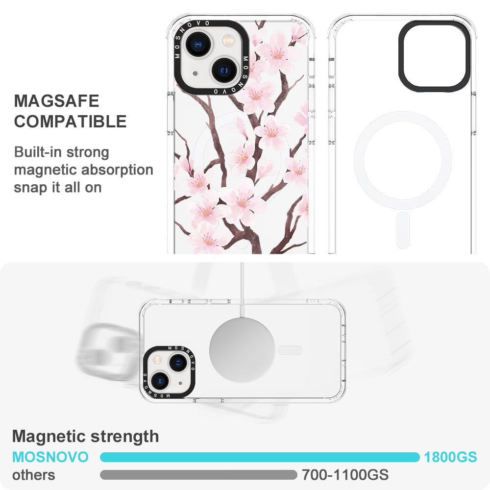 Cherry Blossom Flower Phone Case - iPhone 13 Case - MOSNOVO