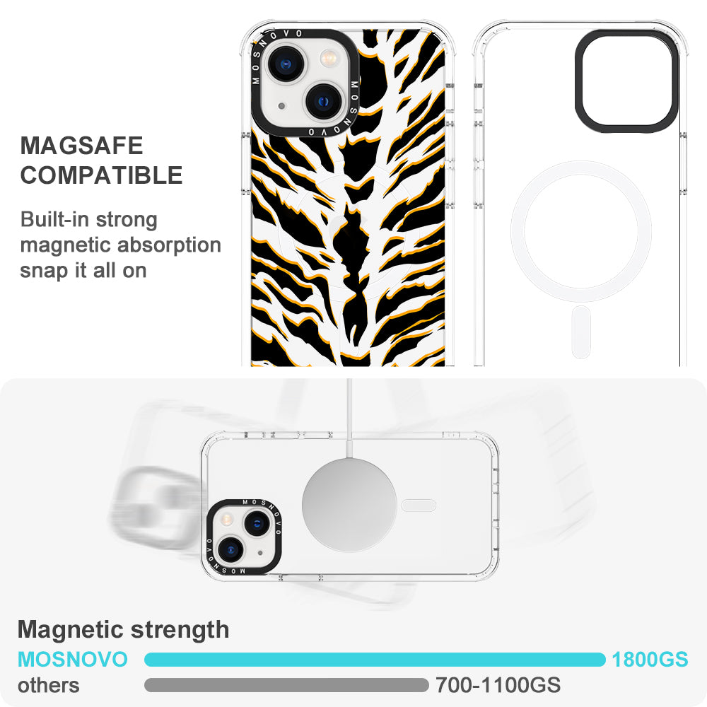 Tiger Print Phone Case - iPhone 13 Case - MOSNOVO