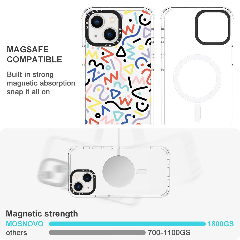 Doodle Art Phone Case - iPhone 13 Case - MOSNOVO