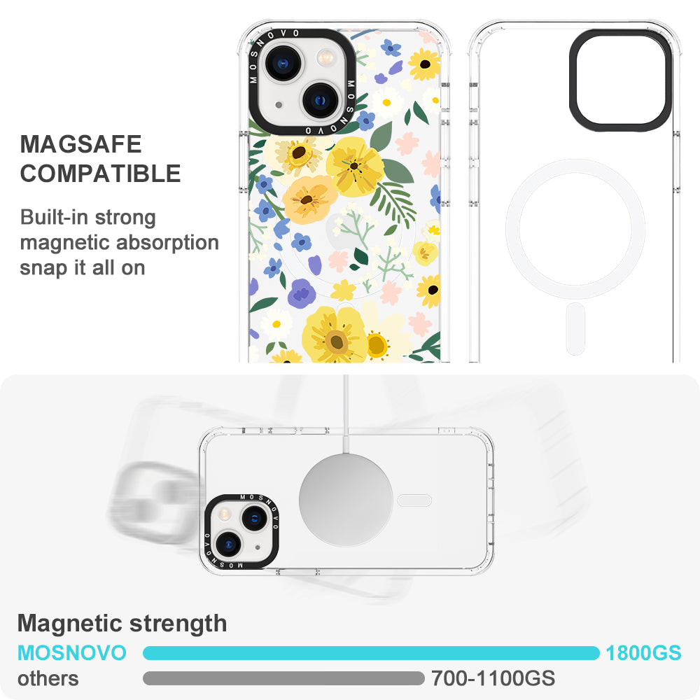 Spring Wild Floral Phone Case - iPhone 13 Case - MOSNOVO