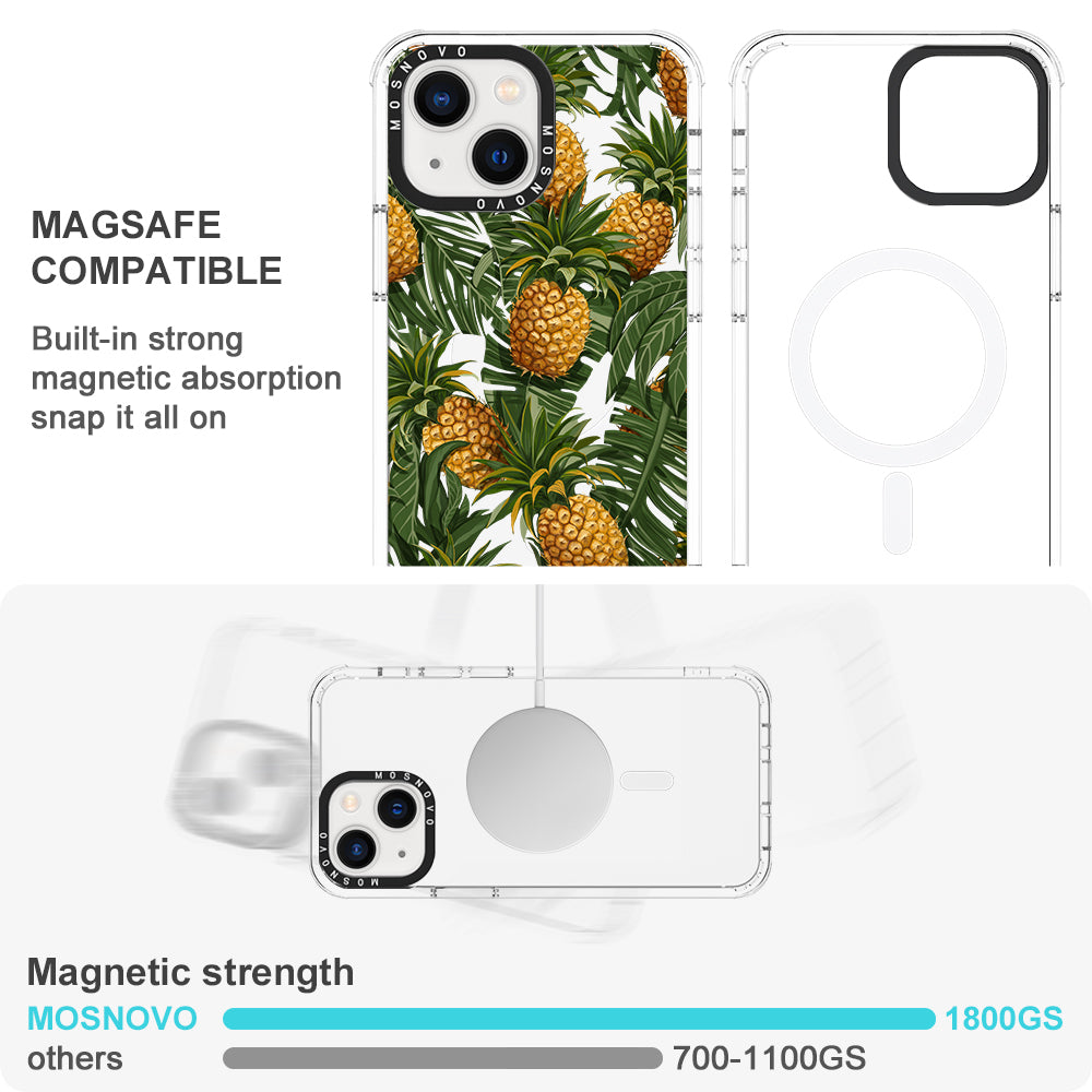 Pineapple Botany Phone Case - iPhone 13 Case - MOSNOVO