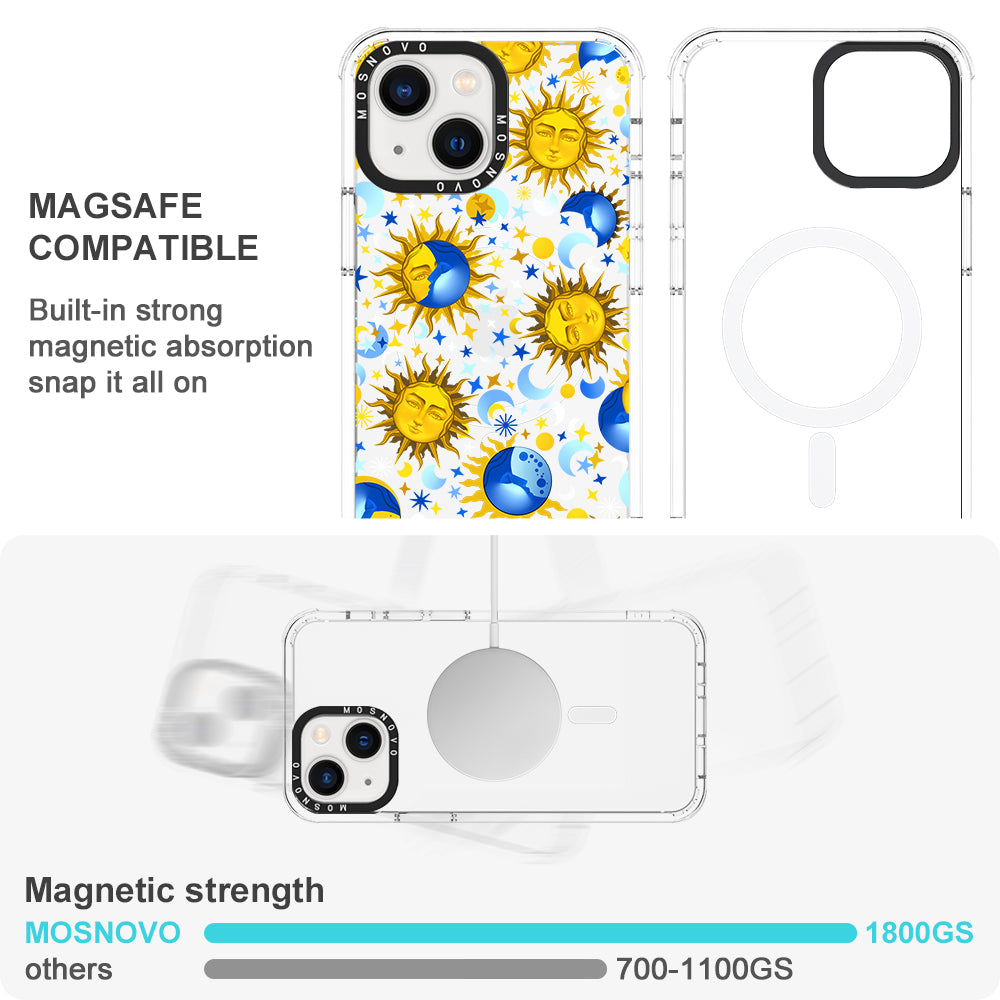 Sun and Moon Phone Case - iPhone 13 Case - MOSNOVO