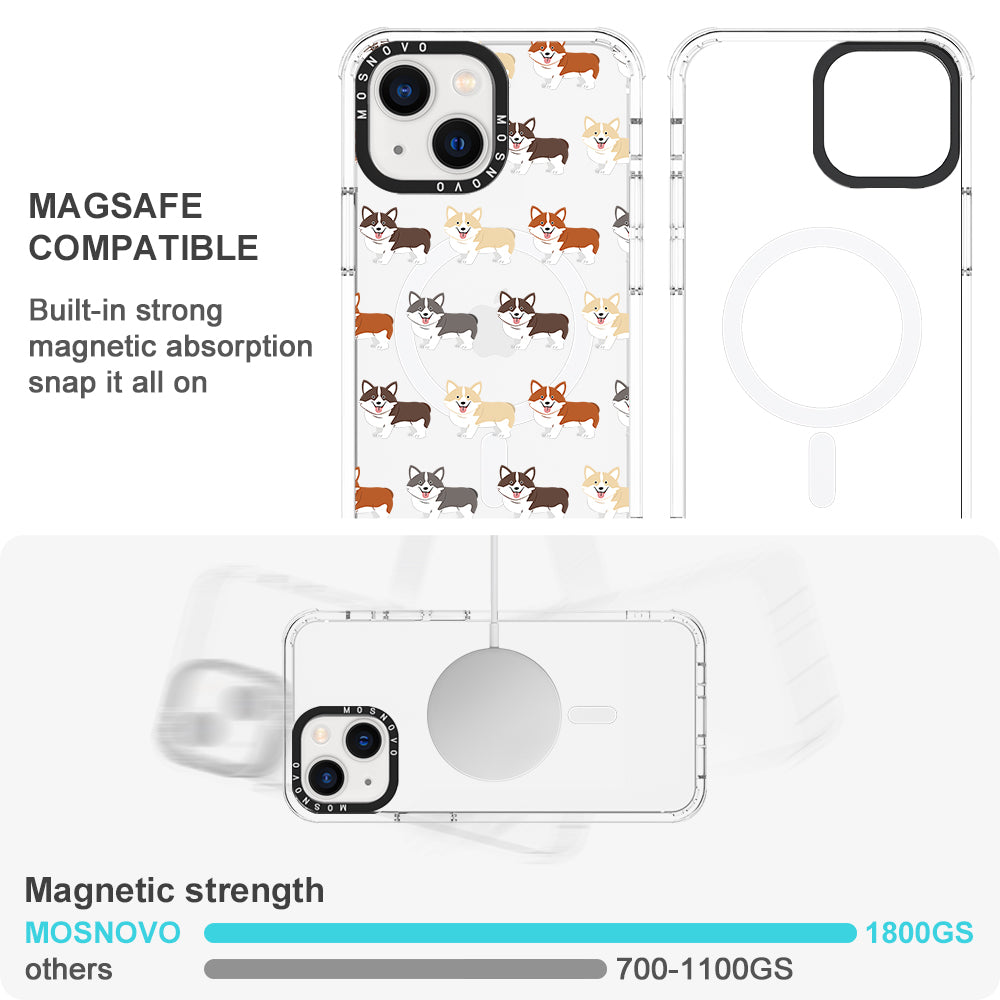 Cute Corgi Phone Case - iPhone 13 Case - MOSNOVO