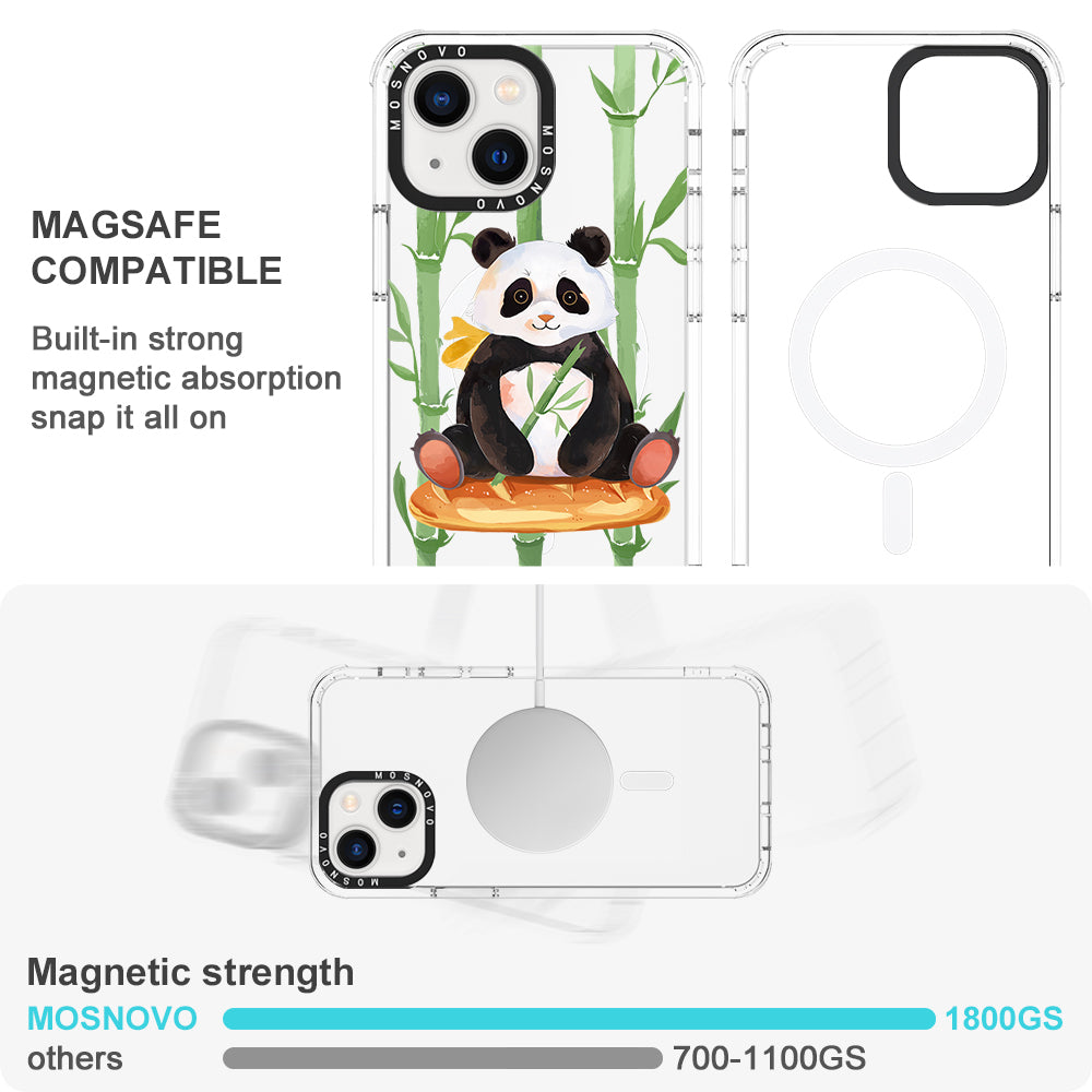 Bamboo Panda Phone Case - iPhone 13 Case - MOSNOVO