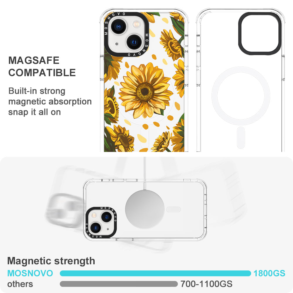 Sunflower Garden Phone Case - iPhone 13 Case - MOSNOVO