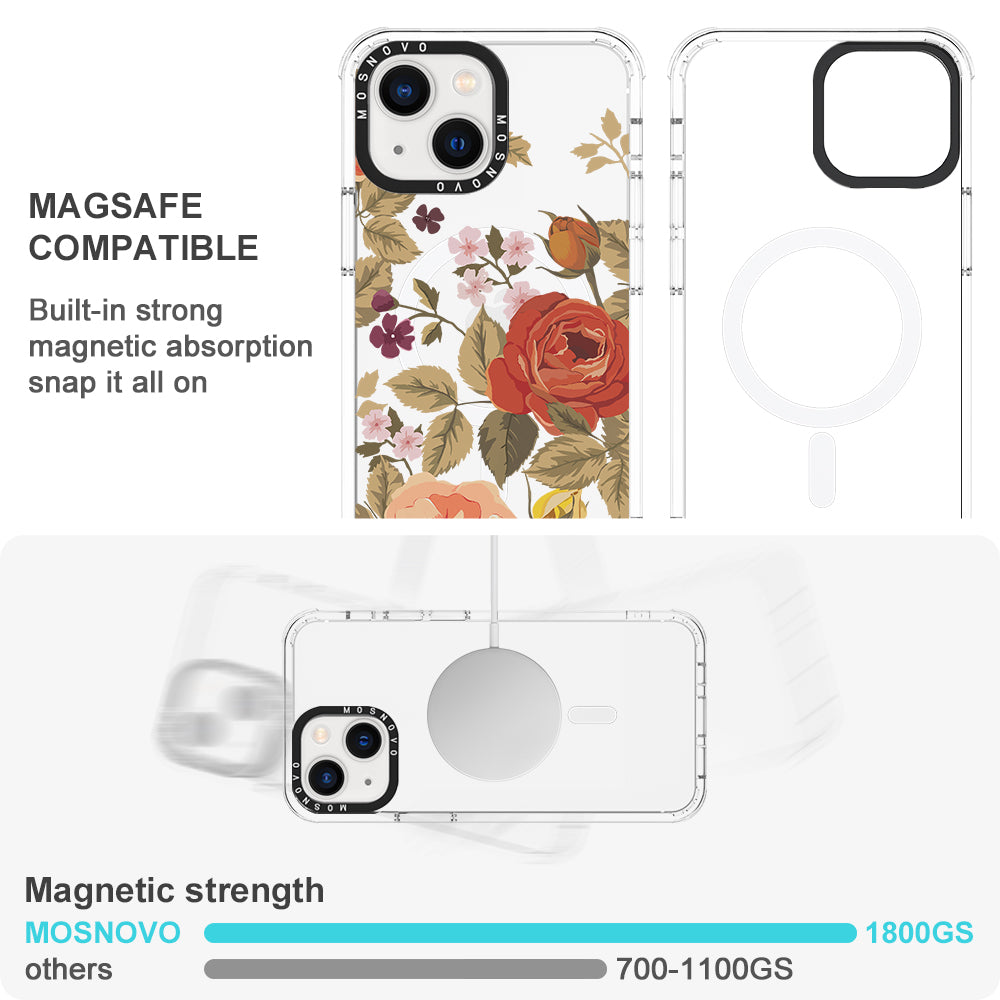 Vintage Roses Phone Case - iPhone 13 Case - MOSNOVO