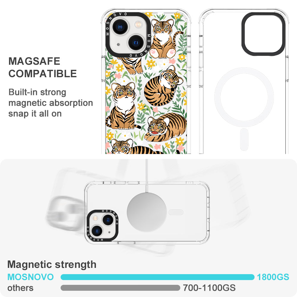 Cute Tiger Phone Case - iPhone 13 Case - MOSNOVO