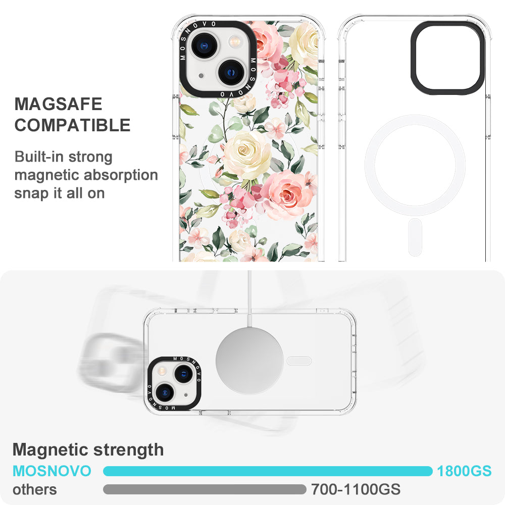 Watercolor Flower Floral Phone Case - iPhone 13 Case - MOSNOVO