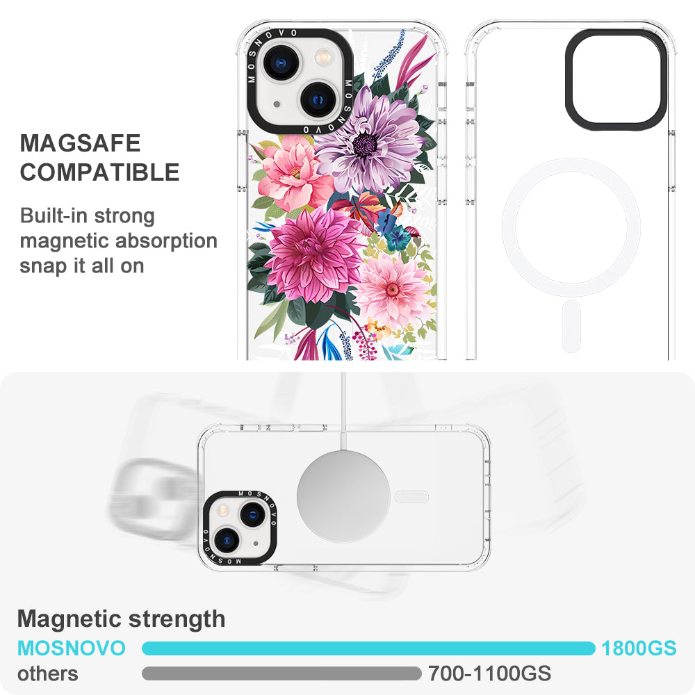 Dahlia Bloom Phone Case - iPhone 13 Case - MOSNOVO