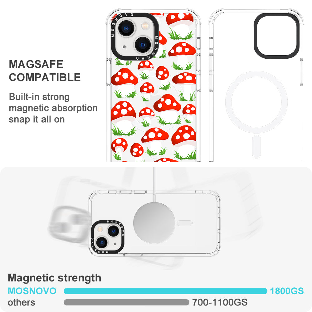 Cute Mushroom Phone Case - iPhone 13 Case - MOSNOVO