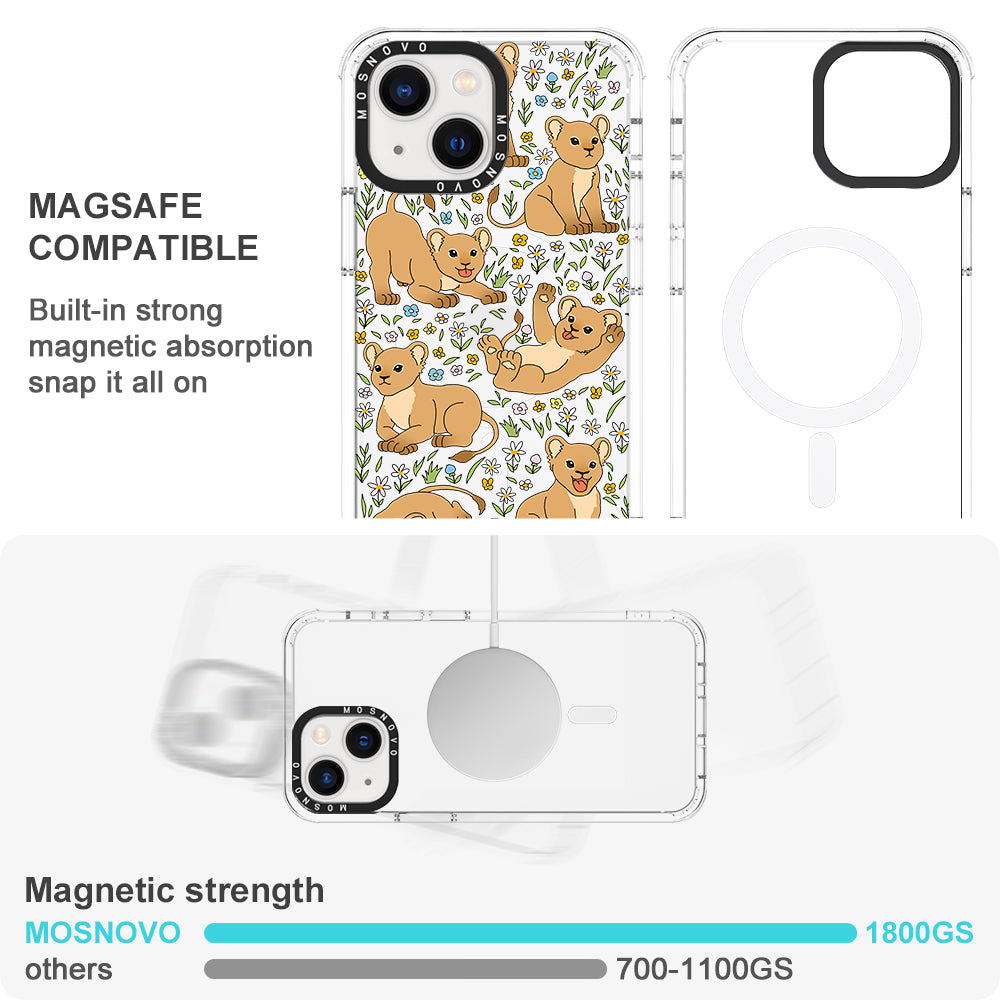 Cute Lion Phone Case - iPhone 13 Case - MOSNOVO