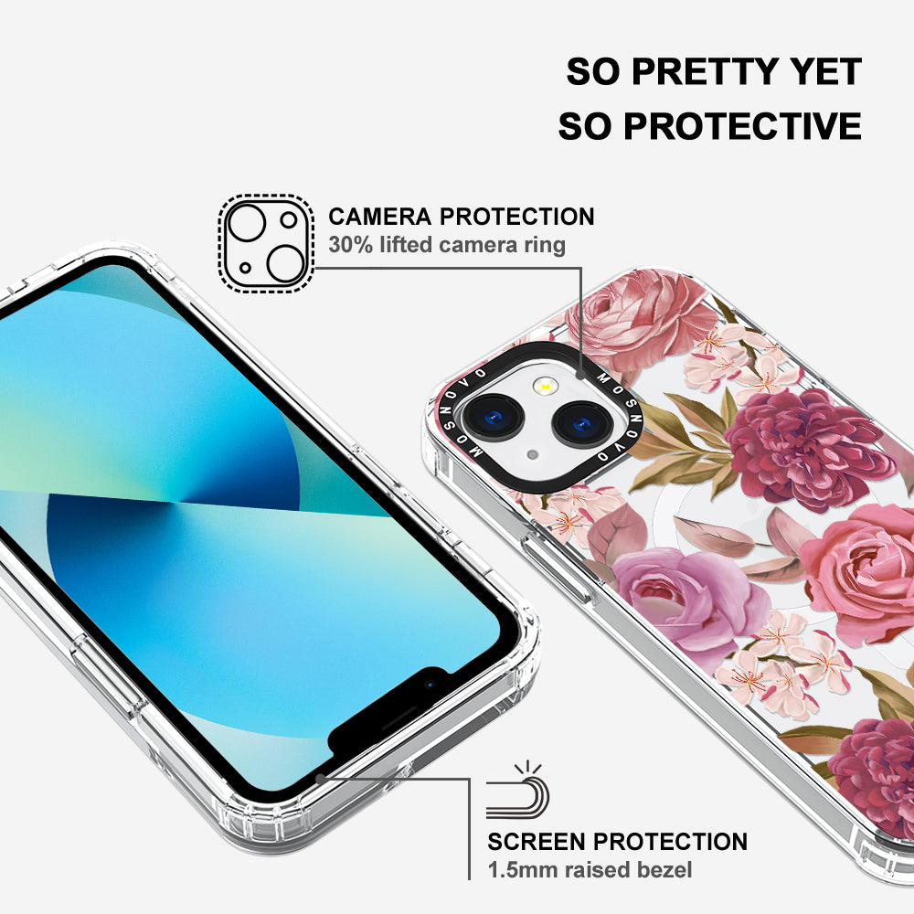 Blossom Flowe Floral Phone Case - iPhone 13 Case - MOSNOVO