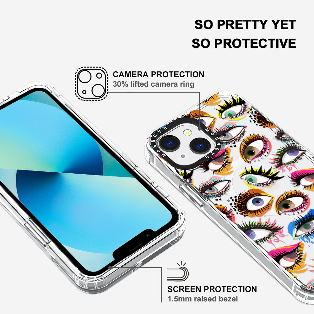 Eyes Phone Case - iPhone 13 Case - MOSNOVO