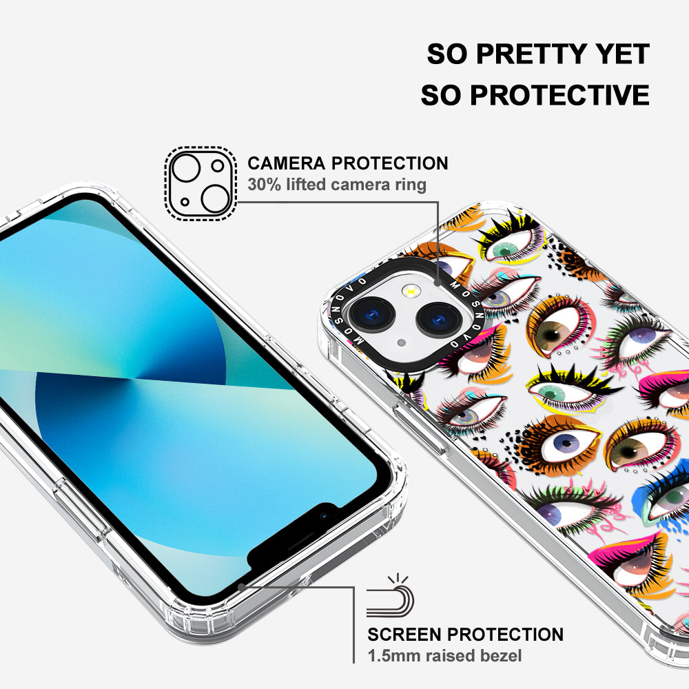 Eyes Phone Case - iPhone 13 Case - MOSNOVO